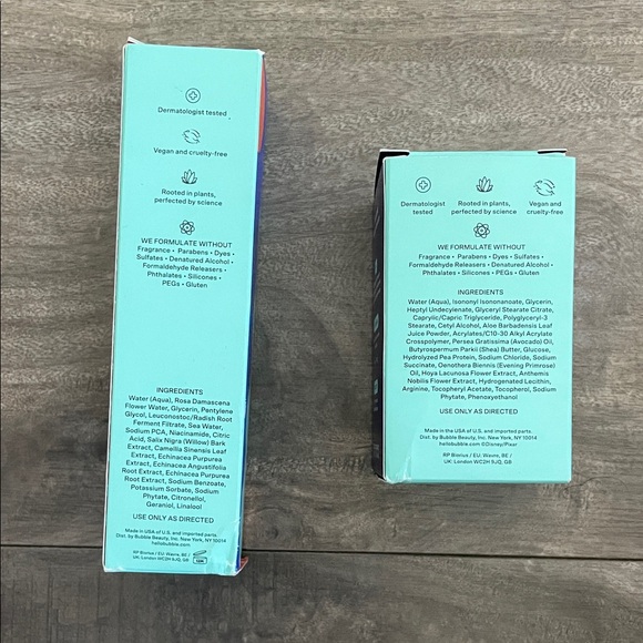 Bubble Hydrating Moisturizer and Balancing Toner - Blue - Picture 2 of 3